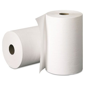 Scott SCOTT Hard Roll Towels, 8 x 400&#39;, White, 12 Rolls/Carton
