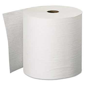 Kleenex Hard Roll Paper Towels, 1.5&quot; Core, White, 600 ft. Per Roll, 6 Rolls/Carton