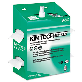 Kimtech KIMWIPES Lens Cleaning, POP-UP Box, 1120 Wipes/Box, 4/Carton