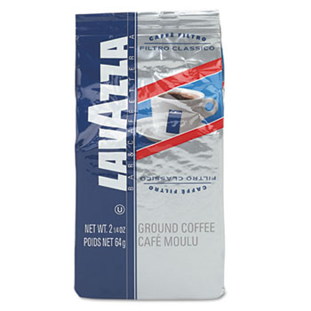 Lavazza Filtro Classico Italian Medium Roast Coffee, 2.25oz Fraction Packs, 30/Carton