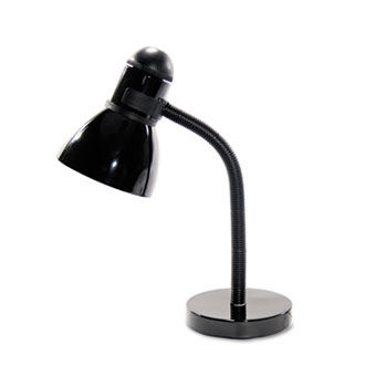 Ledu&#174; Advanced Style Incandescent Gooseneck Desk Lamp, 16&quot; High, Black