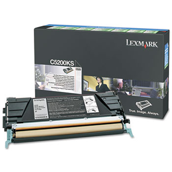 Lexmark™ C5200KS Toner, 1500 Page-Yield, Black