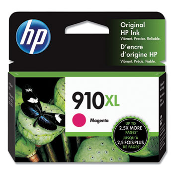 HP 910XL Ink Cartridge, Magenta (3YL63AN)
