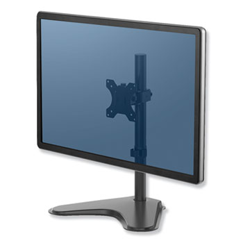 Fellowes&#174; Professional Series Single Freestanding Monitor Arm, Up to 32&quot;/17 lbs