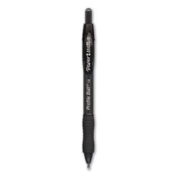 Paper Mate&#174; Profile Retractable Ballpoint Pen, Bold 1 mm, Black Ink/Barrel, 36/PK