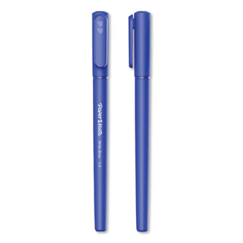 Paper Mate&#174; Write Bros. Stick Ballpoint Pen, Medium 1 mm, Blue Ink/Barrel, 120/Pack