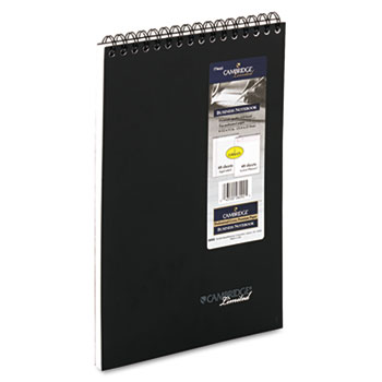 Cambridge Top-Bound Guided Business Notebook, Action Planner, 8 7/8 x 11, 96 Sheets