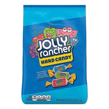 Jolly Rancher Original Hard Candy, Assorted, Individually Wrapped, 60 oz