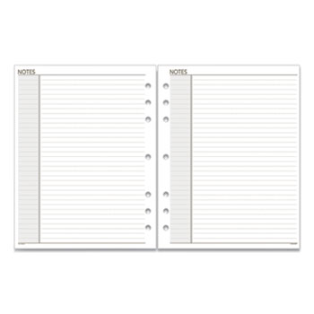AT-A-GLANCE Lined Notes Pages, 11 x 8.5, White, 30/Pack