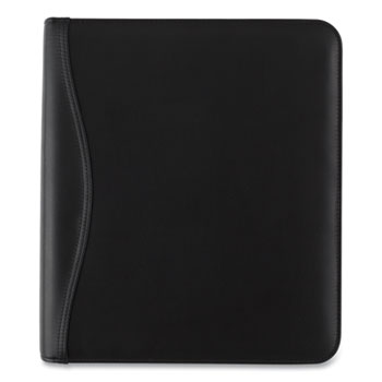 AT-A-GLANCE Black Leather Starter Set, 11 x 8.5, Black