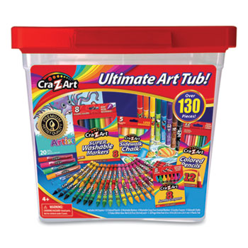Cra-Z-Art® Ultimate Art Tub, 130 Pieces