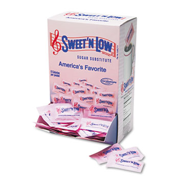 Sweet&#39;N Low&#174; No Calorie Sugar Substitute Packets, 400/BX, 4 BX/CT
