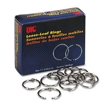 Officemate Officemate Book Rings, 1&quot;, 100/Box