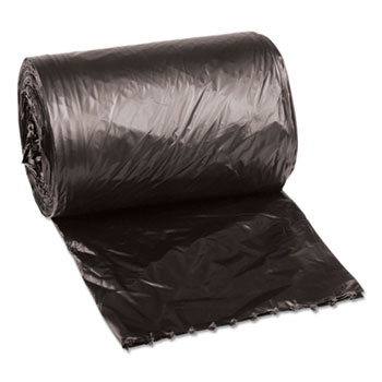 Boardwalk Low-Density Waste Can Liners, 4 gal, 0.35 mil, 17&quot; x 17&quot;, Black, 1,000/Carton