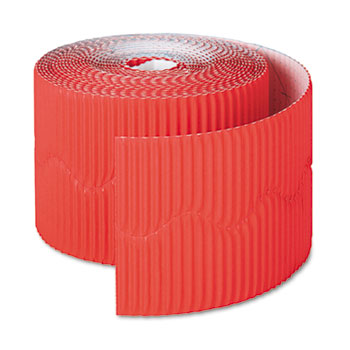 Pacon&#174; Bordette Decorative Border, 2 1/4&quot; x 50&#39; Roll, Flame Red