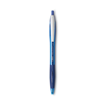 BIC GLIDE Bold Ballpoint Pen, Retractable, Bold 1.6 mm, Blue Ink, Blue Barrel, 3/Pack