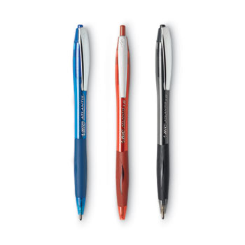 BIC GLIDE Bold Ballpoint Pen, Retractable, Bold 1.6 mm, Assorted Ink and Barrel Colors, 3/Pack