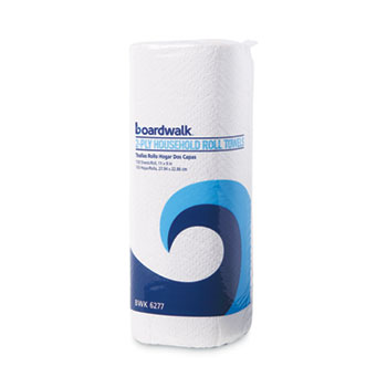 Boardwalk Kitchen Roll Towel, 2-Ply, 11 x 9, White, 100/Roll, 30 Rolls/Carton