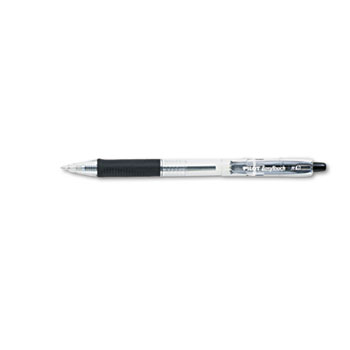 Pilot&#174; EasyTouch Retractable Ball Point Pen, Black Ink, 1mm, Dozen