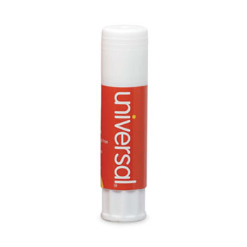 Universal Glue Stick, 0.28 oz, Applies and Dries Clear, 12/Pack