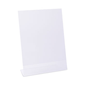 Universal Clear L-Style Freestanding Frame, 8 1/2 x 11 Insert, 3/Pack