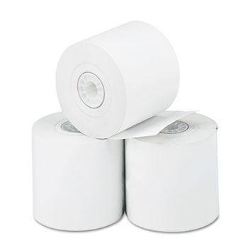 Iconex Direct Thermal Paper Rolls, 2.25&quot; x 165&#39;, White, 3 Rolls/Pack, 10/Packs/Carton