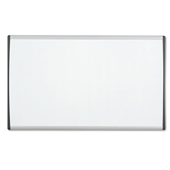 Quartet&#174; Magnetic Dry-Erase Board, Steel, 14 x 24, White Surface, Silver Aluminum Frame