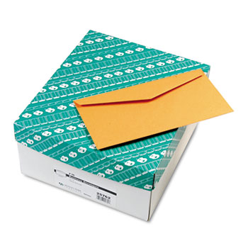 Quality Park Kraft Envelope, Contemporary, #16, Brown Kraft, 500/Box