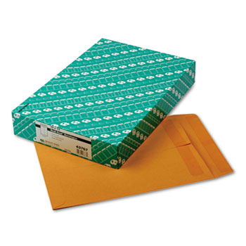 Quality Park™ Redi-Seal Catalog Envelope, 10 x 13, Brown Kraft, 100/Box