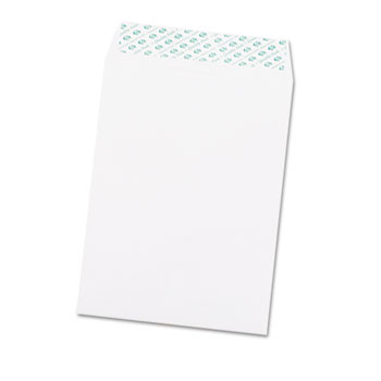 Quality Park™ Redi Strip Catalog Envelope, 9 x 12, White, 100/Box
