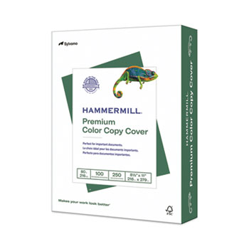 Hammermill Premium Color Copy Cover, 100 Bright, 80 lb Cover Weight, 8.5 x 11, 250/Pack