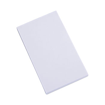 Universal Scratch Pad Value Pack, Unruled, 100 White 3 x 5 Sheets, 180/Carton