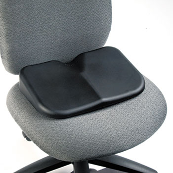 Safco&#174; Softspot Seat Cushion, 15-1/2w x 10d x 3h, Black