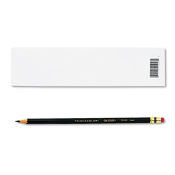 Prismacolor&#174; Col-Erase Pencil w/Eraser, Green Lead, Green, Dozen