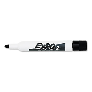 EXPO&#174; Low Odor Dry Erase Marker, Bullet Tip, Black