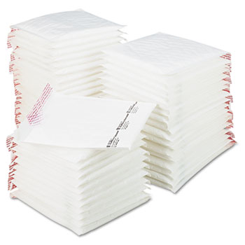 Sealed Air Jiffy TuffGard Self-Seal Cushioned Mailer, #2, 8 1/2 x 12, White, 50/Carton