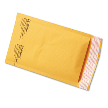 Sealed Air Jiffylite Self-Seal Mailer, Side Seam, #00, 5 x 10, Golden Brown, 250/Carton
