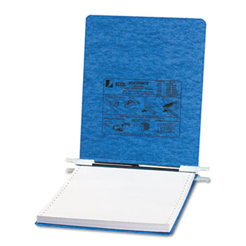 ACCO PRESSTEX Covers w/Storage Hooks, 6&quot; Cap, 9 1/2 x 11, Light Blue