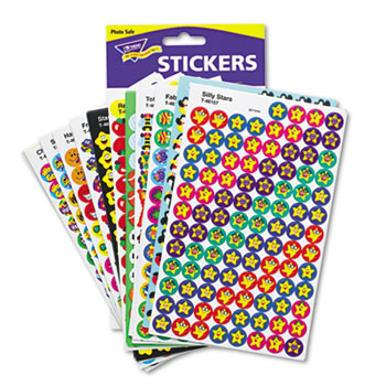 TREND&#174; SuperSpots and SuperShapes Sticker Variety Packs, Assorted Designs, 5,100/Pack