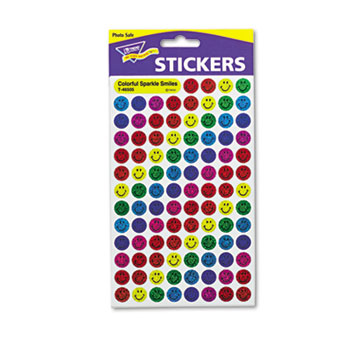 TREND&#174; SuperSpots and SuperShapes Sticker Variety Packs, Sparkle Smiles, 1,300/Pack