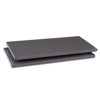 Tennsco Commercial Steel Shelving Extra Shelves, 36w x 18d, Medium Gray, 2/Box