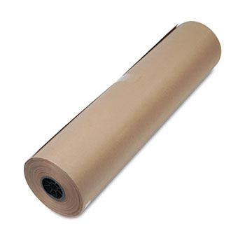 General Supply High-Volume Wrapping Paper, 50lb, 36&quot;w, 720&#39;l, Brown