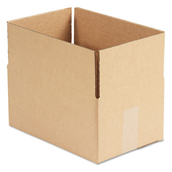 General Supply Fixed-Depth Shipping Boxes, Regular Slotted Container (RSC), 12&quot; x 8&quot; x 6&quot;, Brown Kraft, 25/Bundle