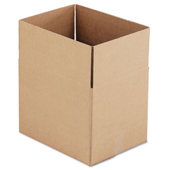 General Supply Fixed-Depth Shipping Boxes, Regular Slotted Container (RSC), 16&quot; x 12&quot; x 12&quot;, Brown Kraft, 25/Bundle