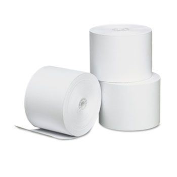 Universal Direct Thermal Printing Paper Rolls, 2.25&quot; x 165 ft, White, 3/Pack
