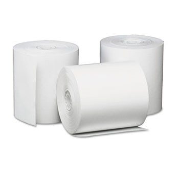 Universal Direct Thermal Printing Paper Rolls, 3.13&quot; x 230 ft, White, 50/Carton