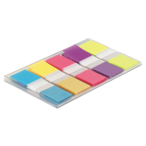 Post-it Index Flags Small with Dispensers Assorted Colours Pack of 140 Flags 