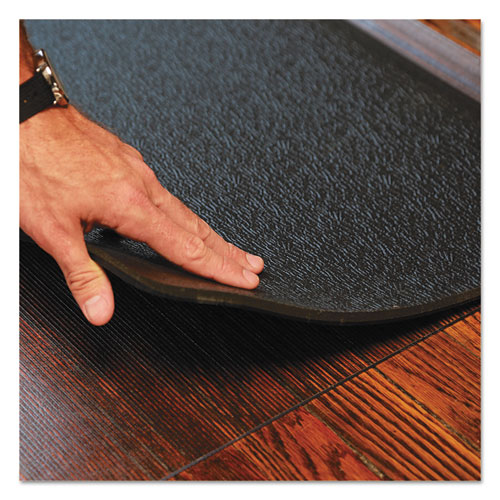 ES Robbins Sit or Stand Mat Carpet Hard Floors 45 X 53 Clear/black Esr184603 for sale online 