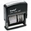 Trodat® Trodat Economy 12-Message Stamp, Dater, Self-Inking, 2 x 3/8, Black Thumbnail 1