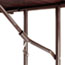 Alera Wood Folding Table, Rectangular, 60w x 29 3/4d x 29h, Walnut Thumbnail 3